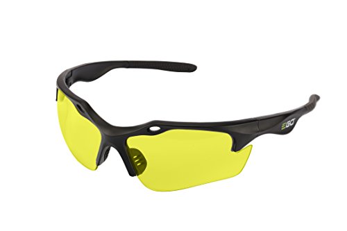Product Cover EGO Power+ GS003 Anti-Scratch Safety Glasses with 99UV Protection & ANSI Z87.1 Standards, Yellow Lens