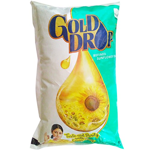 Product Cover Gold Drop Cooking Oil - Sunflower, 1L Pouch