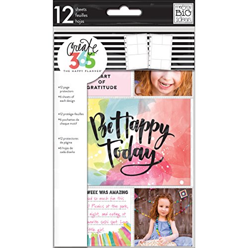 Product Cover Me & My Big Ideas Happy Planner Mini Page Protector, Pocket Sheets