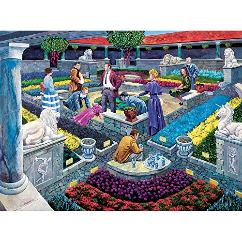 Product Cover Bits and Pieces - 1000 Piece Murder Mystery Puzzle - Murder at The Museum by Artist Gene Dieckhoner - Solve The Mystery - 1000 pc Jigsaw