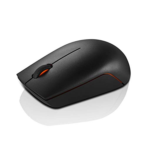 Product Cover Lenovo 300 Wireless Compact Mouse, Black, 1000 dpi, Ultra-portable design, Up to 12 months battery life, GX30K79402