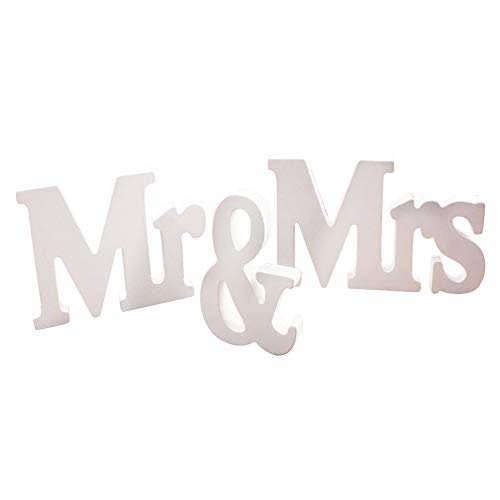 Product Cover Peyan Mr&Mrs Wedding Party Reception Sign Table Decoration Solid Wooden Letter Decor