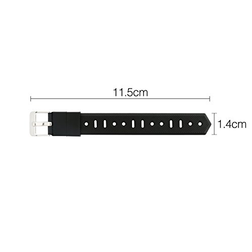 Product Cover Tkasing Band Extender to fit Fitbit Flex / Fitbit Flex 2 / Fitbit Alta Band w/Buckle - For larger sized wrists or ankle wear