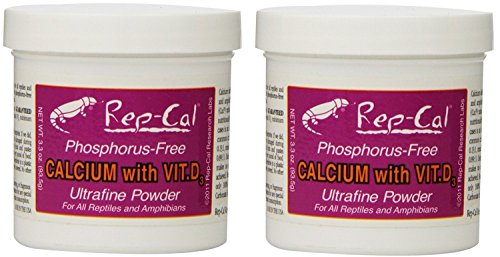 Product Cover Rep-Cal SRP00200 Phosphorous-Free Calcium Ultrafine Powder Reptile/Amphibian Supplement with Vitamin D3