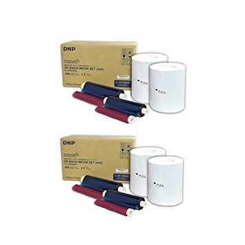 Product Cover DNP 2X 4x6 Dye Sub Media for DS620A Printer, 400 Prints Per Roll, 2 Piece