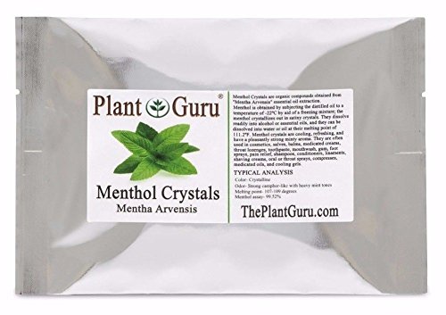 Product Cover Menthol Crystals 2 oz Mentha Arvensis 100% Pure Natural USP Food Grade