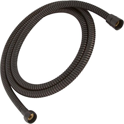 Product Cover Universal 60 Inch Flexible Shower Hose - Extra Long, Stainless Steel, Double-Buckle For Handheld Showerhead - Oil-Rubbed Bronze