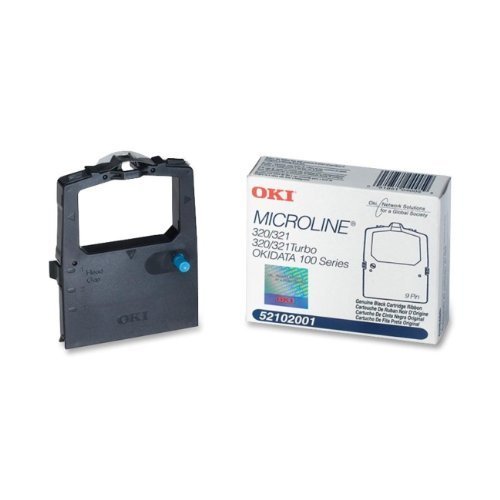 Product Cover Okidata 52102001 Black Nylon Ribbon Microline 320/321 Printers -5/6-Inch x 2 Yards