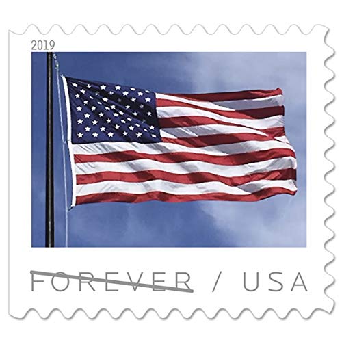 Product Cover USPS US Flag Forever Postage Stamps - Book of 20