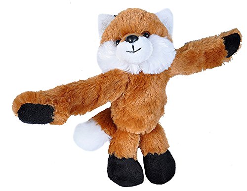 Product Cover Wild Republic Huggers Red Fox Plush, Slap Bracelet, Stuffed Animal, Kids Toys, 8 inches