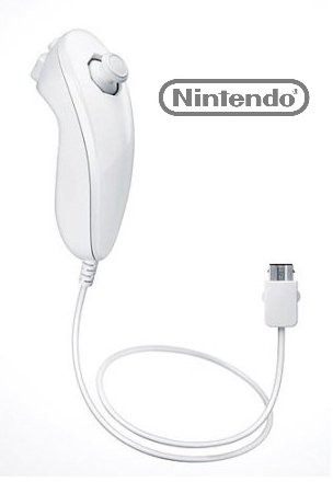 Product Cover Official Nintendo WiiU Nunchuk Controller - White (Bulk Packaging)