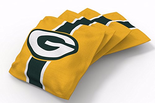 Product Cover PROLINE 6x6 NFL Green Bay Packers Cornhole Bean Bags - Stripe Design (B)