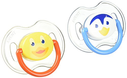 Product Cover Philips AVENT Soother Animal 2 Piece, Blue/Yellow, 0-6 Months