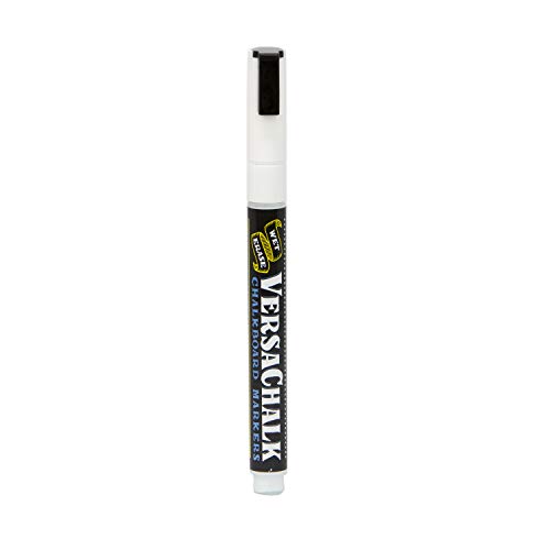 Product Cover VersaChalk Chalkboard Chalk Markers - 1 White Liquid Chalk Pen, 3mm Fine Tip