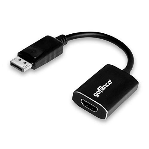 Product Cover gofanco Active DisplayPort to HDMI Adapter 4K 60Hz DP to HDMI Male to Female Converter Supports up to Ultra HD 4K @ 60Hz, Eyefinity Compatible, Multiple Screens Supported for Gaming (DPHDMIA-4K-FBA1)