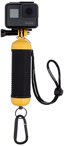 Product Cover AmazonBasics Floating Waterproof GoPro Mount Hand Grip Handle - 2.5 x 1.5 x 6 Inches, Yellow