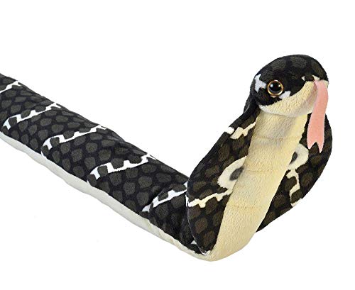 Product Cover Wild Republic Hooded Cobra, Snake Plush, Stuffed Animal, Plush Toy, Gifts for Kids, 54