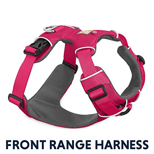 Product Cover RUFFWEAR - Front Range Dog Harness, Reflective and Padded Harness for Training and Everyday, Wild Berry (2017), Medium