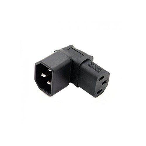 Product Cover LINGLING ONE IEC C14 TO C13 POWER ADAPTER 10A PDU PLUG/SOCKET 90 DEGREE Wall-mounted LCD TV