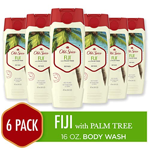 Product Cover Old Spice Body Wash for Men, Fresher Fiji Scent, Fresher Collection, 16 Fluid Ounce (Pack of 6)