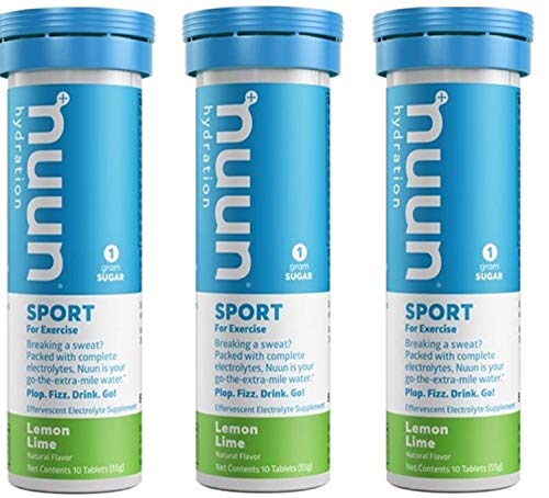 Product Cover Nuun Lemon Lime Electrolyte Enhanced Drink Tablets(3-Pack of 10 Tablets)