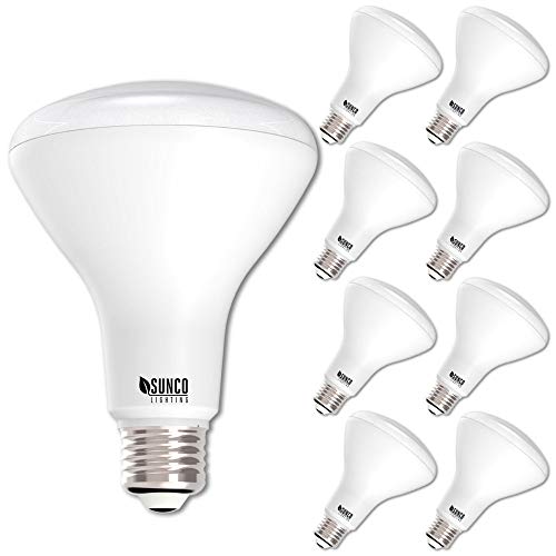 Product Cover Sunco Lighting 8 Pack BR30 LED Bulb 11W=65W, 5000K Daylight, 850 LM, E26 Base, Dimmable, Indoor Flood Light for Cans - UL & Energy Star