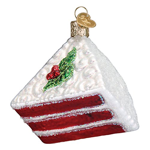 Product Cover Old World Christmas Glass Blown Ornament Red Velvet Cake (32297)