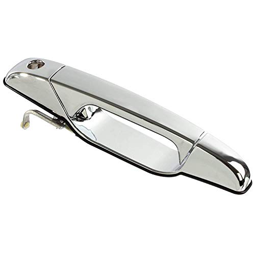Product Cover Eynpire 8501 Exterior Outside Outer Front Left Driver Side Chrome Door Handle for GMC Cadillac Chevrolet 2007 2008 2009 2010 2011 2012 2013