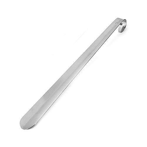 Product Cover Metal Shoe Horn -18 Inches Long Handled Stainless Steel Shoehorn