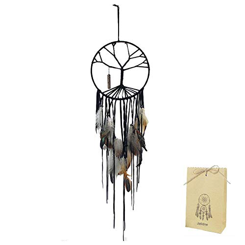 Product Cover The Tree of Life Dream Catcher for Kids Bedroom Beautiful Feather Hanging Large Dreamcatcher
