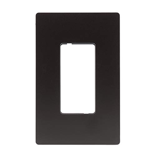 Product Cover Pass & Seymour RWP26BKCC6 Black 1g Plastic Wall Plate, One Gang