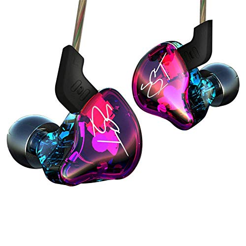 Product Cover Easy KZ ZST Colorful Hybrid Banlance Armature with Dynamic In-ear Earphone 1BA+1DD Hifi Headset (colorful ZST NOMIC)