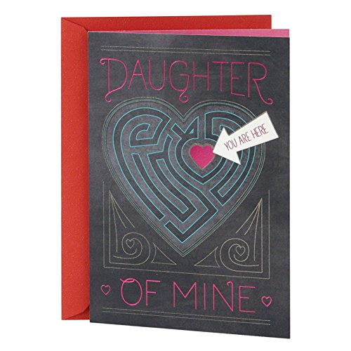 Product Cover Hallmark Mahogany Valentine's Day Card for Daughter (Heart Maze)