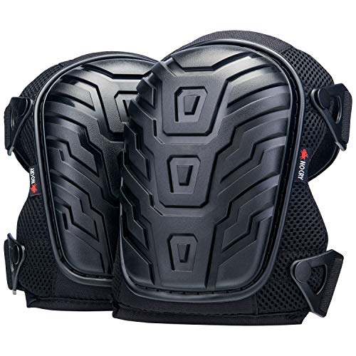 Product Cover NoCry Professional Knee Pads with Heavy Duty Foam Padding and Comfortable Gel Cushion, Strong Double Straps and Adjustable Easy-Fix Clips