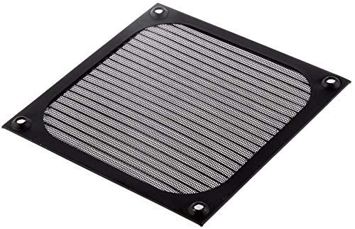 Product Cover 120mm Aluminum Alloy Stainless Mesh Fan Filter Dust Guard (Black)