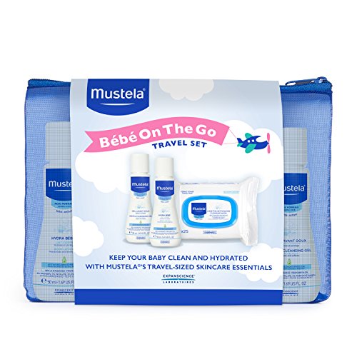 Product Cover Mustela Bebe On the Go Gift Set, Baby Skin Care & Baby Bath Products, Travel Size, 3 Items, New Packaging