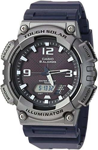 Product Cover Casio Men's Tough Solar Quartz Watch with Resin Strap, Black, 25 (Model: AQ-S810W-1A4VCF)