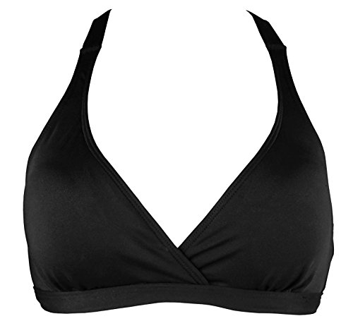 Product Cover COCOSHIP Women's UPF 50+ Training Sport Bra Bikini Top Double Back Strap Swim Tankinis(FBA)