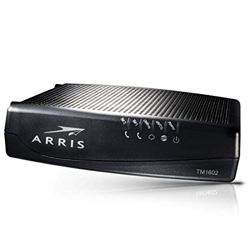 Product Cover Arris Touchstone TM1602A DOCSIS 3.0 Upgradeable 16x4 Telephony Modem for TWC & OPTIMUM