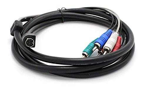 Product Cover THE CIMPLE CO - 10 Pin Audio and Video Cable for: H25, C31, C41, c41-W, C51 Direct Replacement 10 Pin to RGB Audio Video Component Red-Green-Blue and Composite Red-White Cable (10 Pin) - for Directv