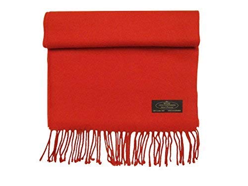 Product Cover 100% Cashmere Scarf Made in Germany Super Soft For Men And Women Warm Cozy Scarves Multiple Colors FHC Enterprize
