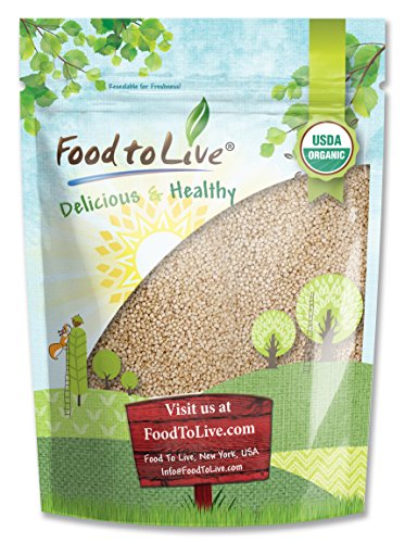 Product Cover Organic Royal White Quinoa by Food To Live (Raw, Whole Grain, Non-GMO, Kosher, Bulk) - 3 Pounds