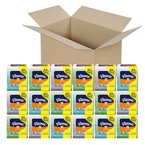 Product Cover Kleenex Anti-Viral Facial Tissues, Cube Box, 68 Tissues per Cube Box