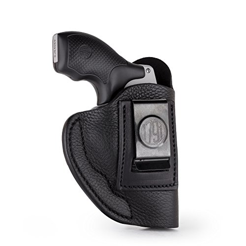 Product Cover 1791 GUNLEATHER J Frame Premium Leather IWB CCW Holster - Soft & Comfortable Right Handed Leather Gun Holster - Fits All J Frame Revolvers Models S&W, Ruger LCR and SP101. Max Barrel = 2.5