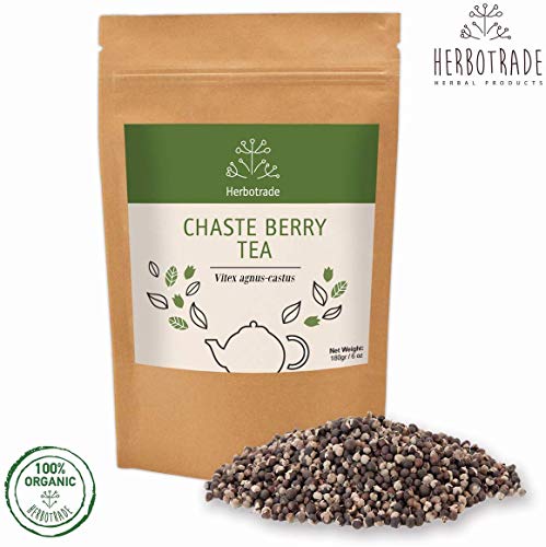 Product Cover Chaste Tree Berry (Chasteberries) Vitex Agnus-Castus Whole Seeds Herbal Tea 6 oz / 180gr