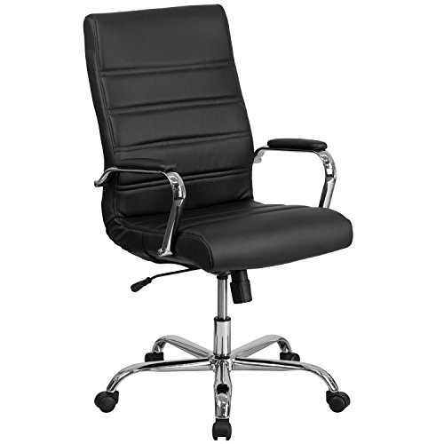 Product Cover Flash Furniture High Back Office Chair | High Back LeatherSoft Executive Office Swivel Chair with Wheels