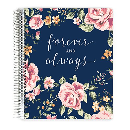 Product Cover Premium Wedding Planner, Wedding Organizer, Engagement Gift, Always and Forever, 12 Organized Sections 8.5x11
