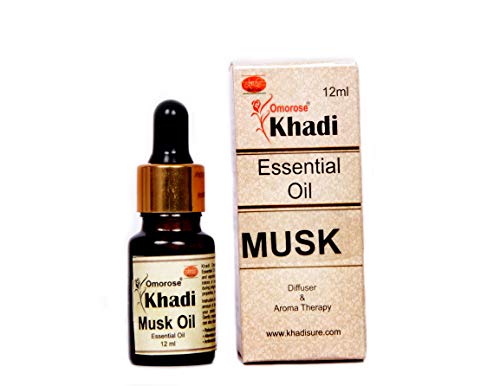 Product Cover Khadi Musk Essential Oil ( 12 ml ) With Self Dispensing Dropper Plug