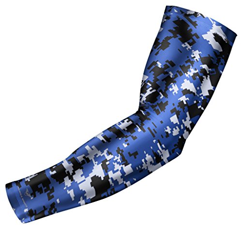 Product Cover bucwild Sports Compression Arm Sleeve - Youth & Adult Sizes - Baseball Football Basketball Sports (1 Arm Sleeve)
