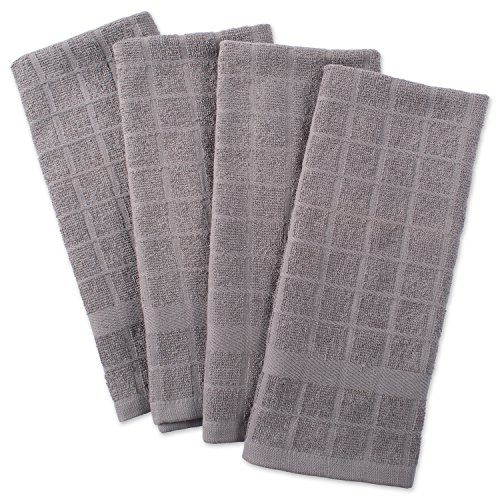 Product Cover DII Cotton Terry Windowpane Dish Towels, 16 x 26